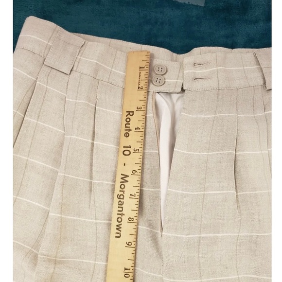 Giorgio Sant'Angelo Womens Dress Pants Size 12 Linen Blend Ladies Career NWT - Picture 3 of 5